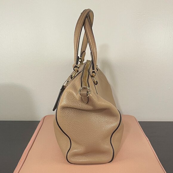 Coach Soft Pebbled Leather Shoulder Bag - Picture 4 of 11